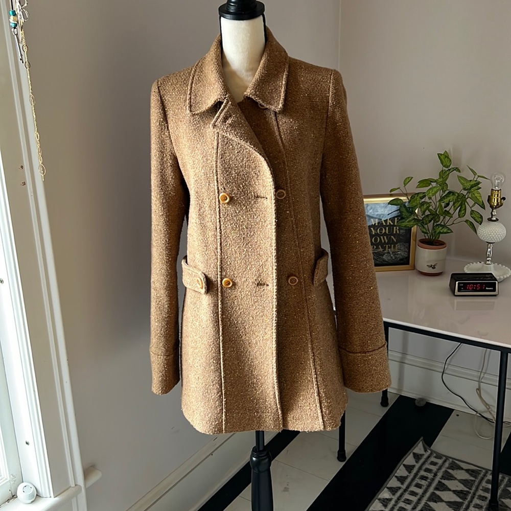 Brown Tweed Coat